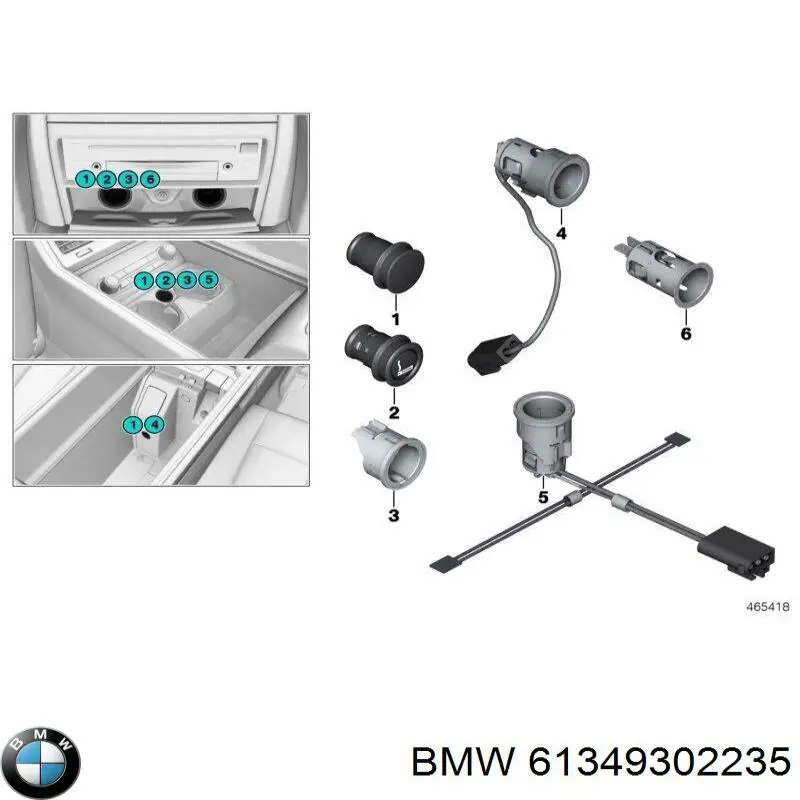  61349302235 BMW