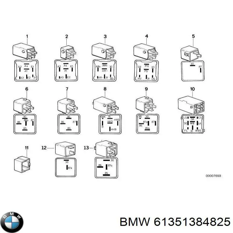 61351384825 BMW 