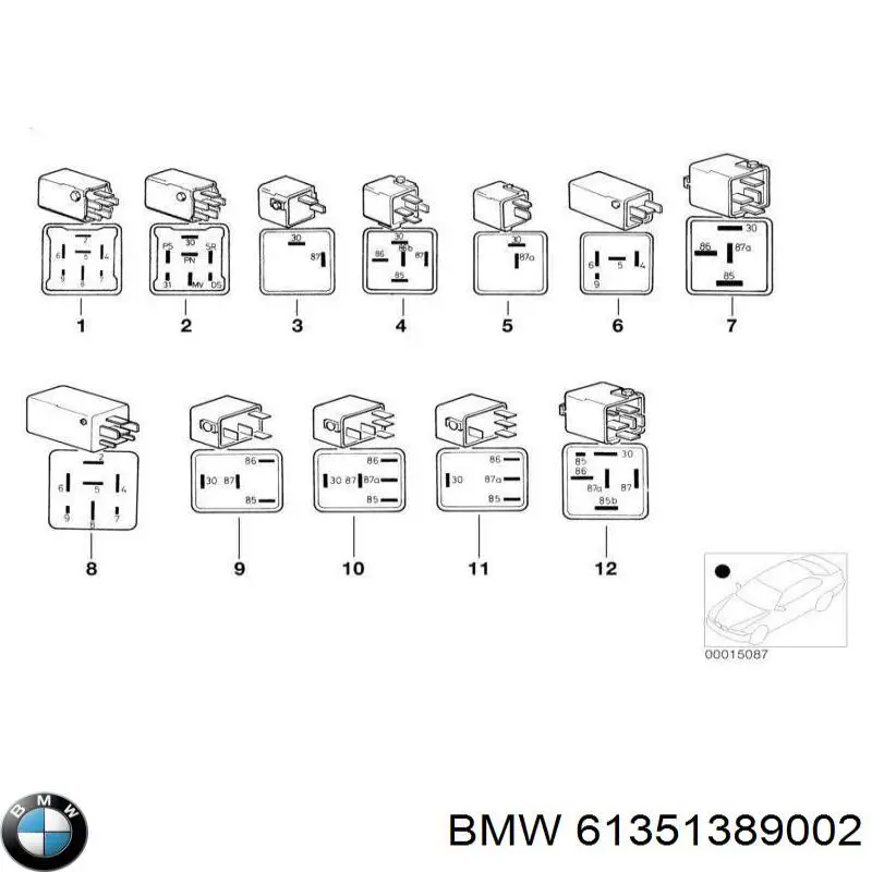 61351389002 BMW 