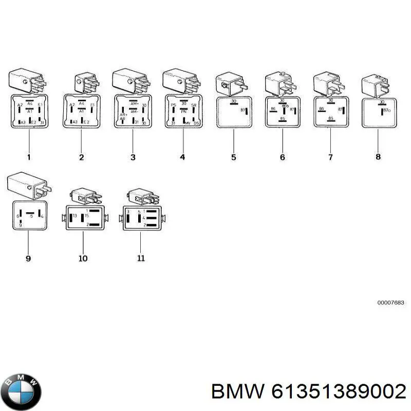 Купить 61351389002 BMW 