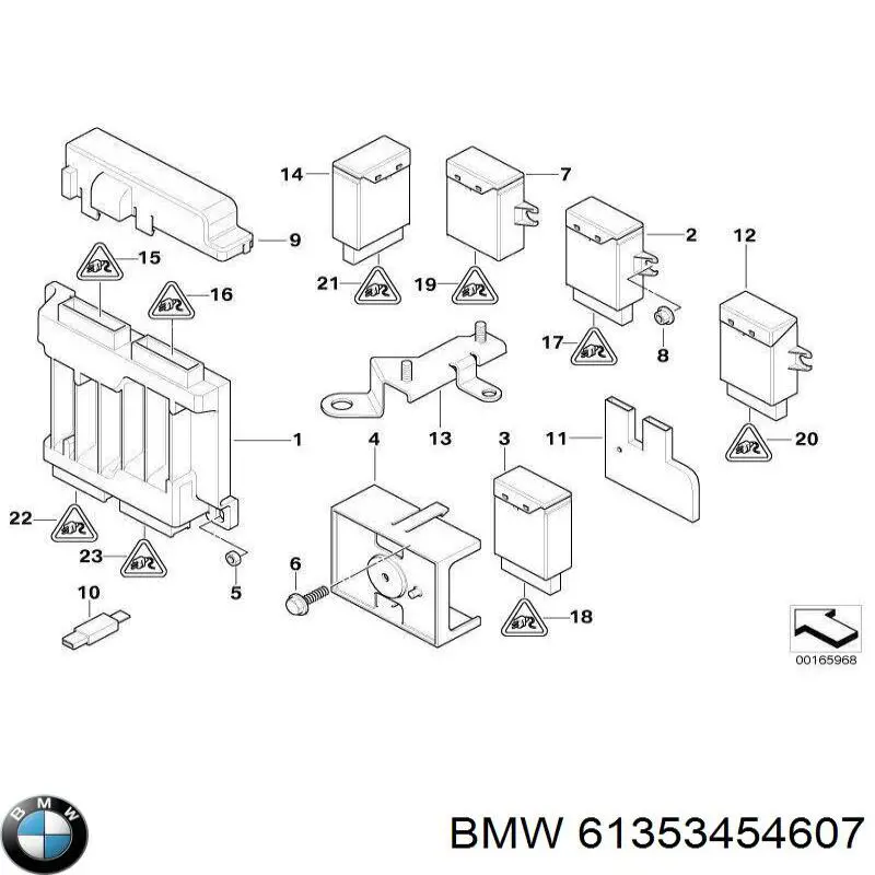 Блок комфорта 61356914368 BMW