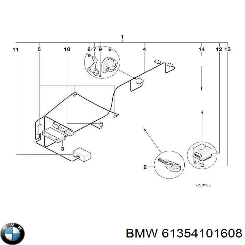  BMW 61354101608 цена, от 2.53 USD