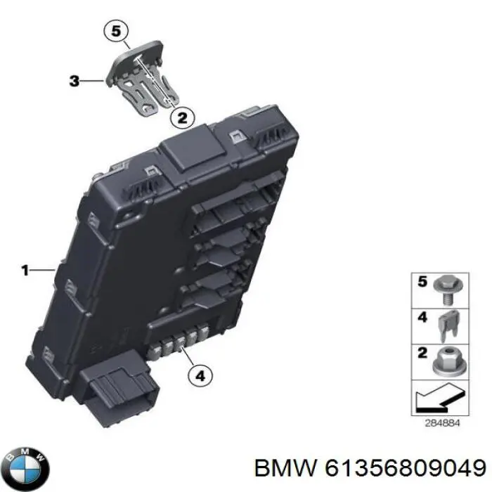 Unidade de dispositivos de segurança para BMW 4 (F36)