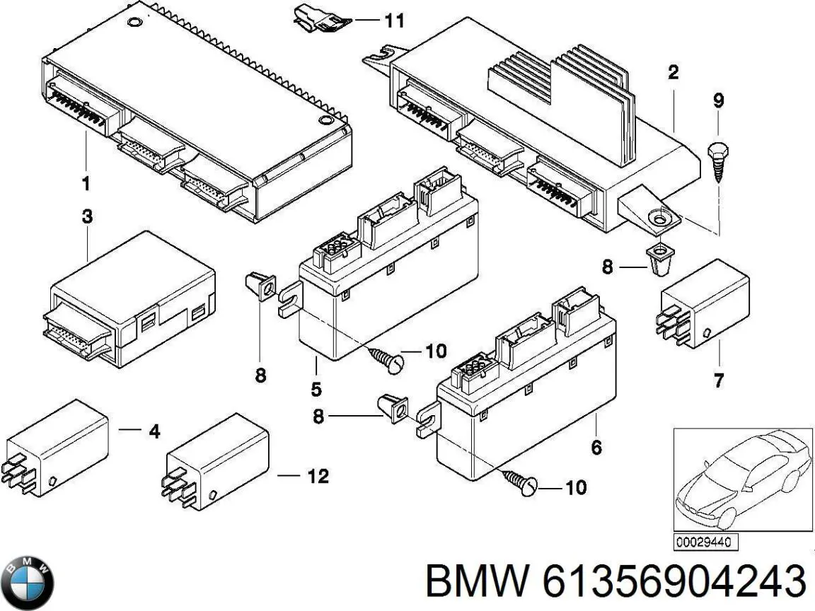 61358375684 BMW 