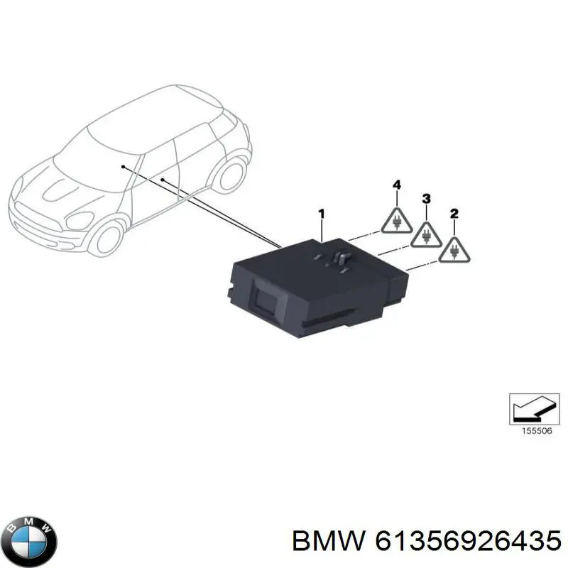 Купить 61356926433 BMW 