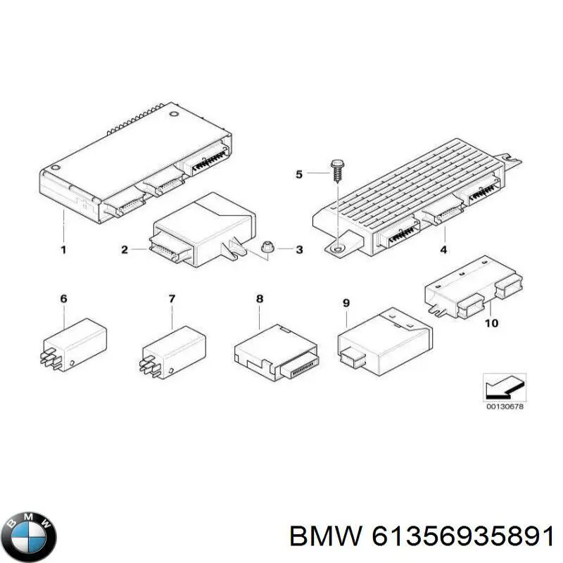Блок управления центральным замком BMW 6940923 цена, от 31.67 USD