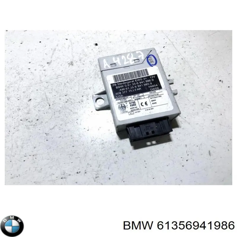 Модуль управления (ЭБУ) иммобилайзером 61354146384 BMW