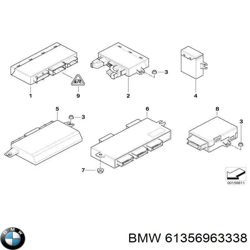 61356963338 BMW unidade de conforto