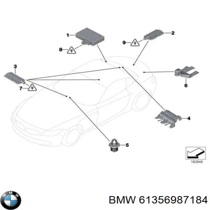  BMW 61356987184 цена, от 290.25 USD