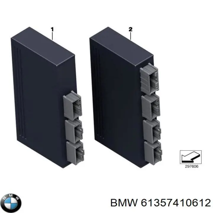 Модуль управления (ЭБУ) открытия крышки багажника (двери 3/5-й задней) BMW 61357374138 цена, от 81.26 USD