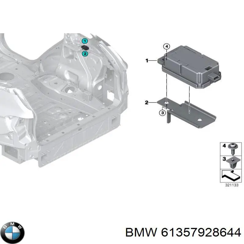  BMW 61357928644 цена, от 12.67 USD