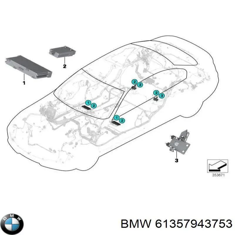  61357943753 BMW