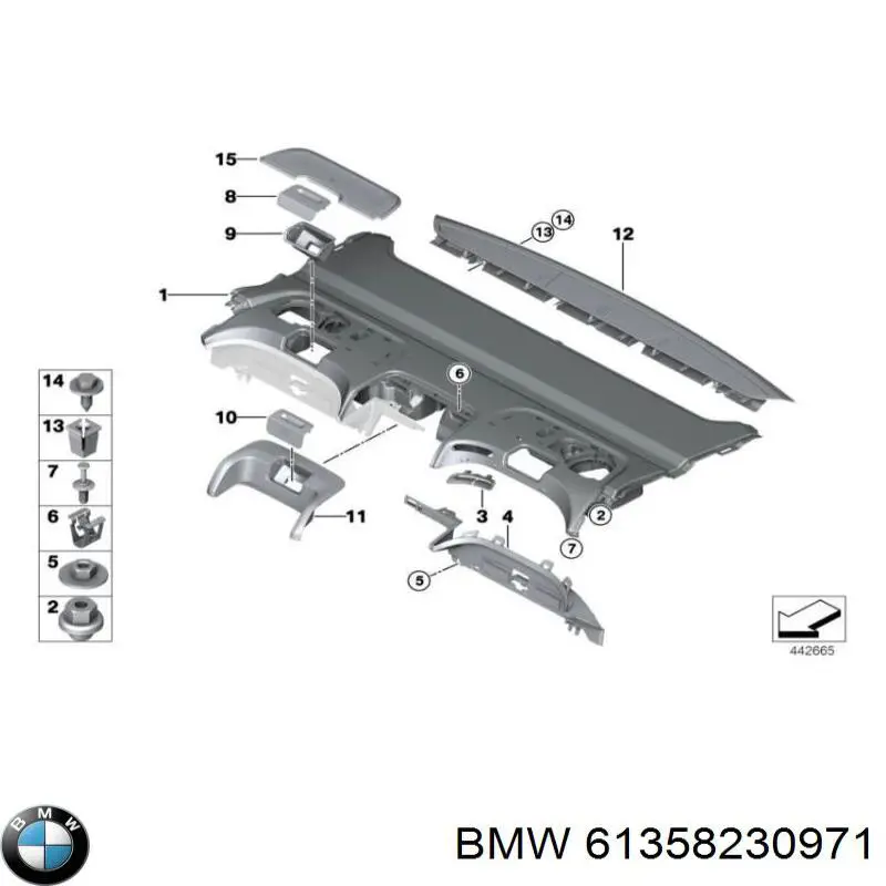 61358230971 BMW 