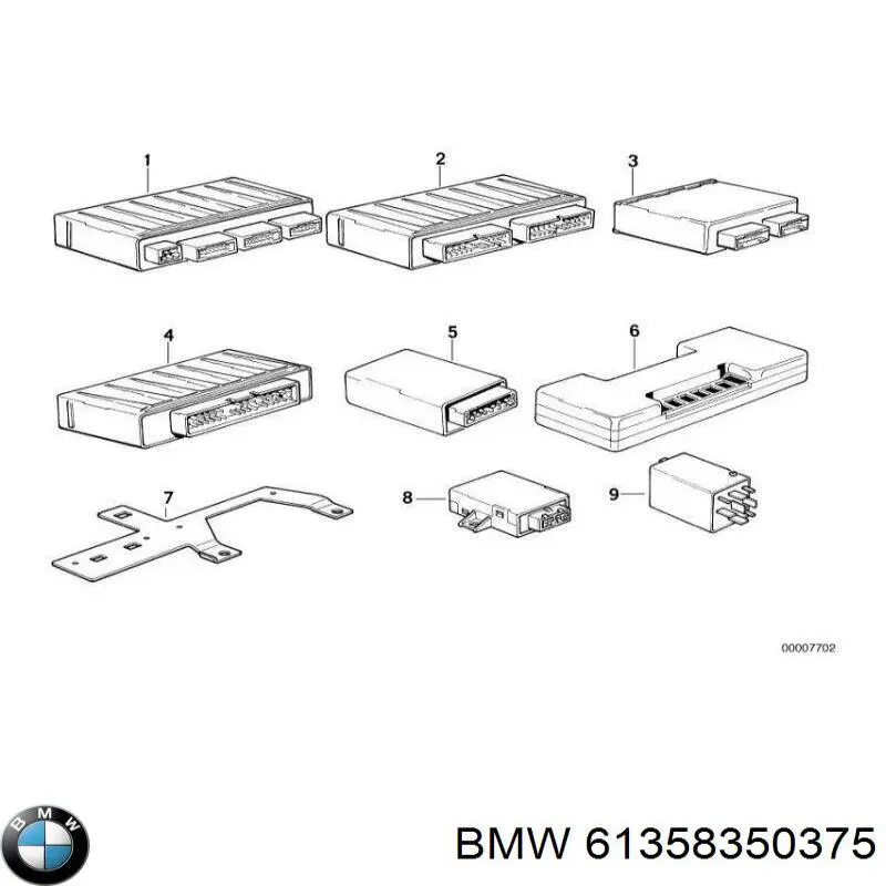 Модуль управления (ЭБУ) контролем исправности ламп BMW 61358350375 цена, от 10.64 USD