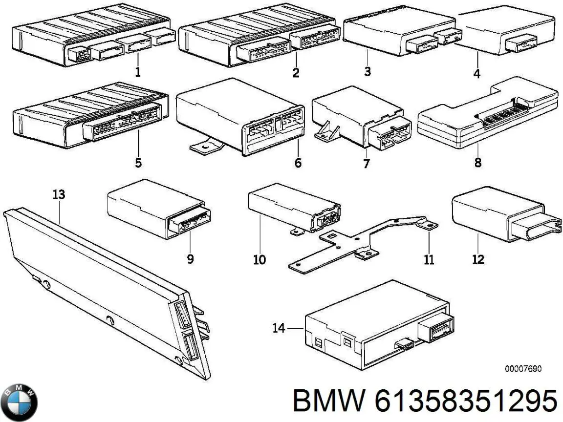  BMW 61358350376