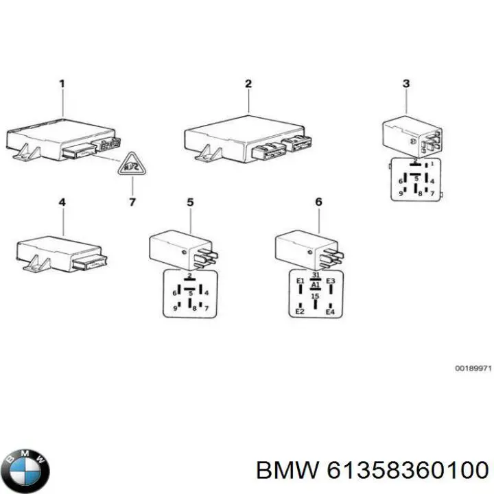  BMW 61358360100 цена, от 14.64 USD
