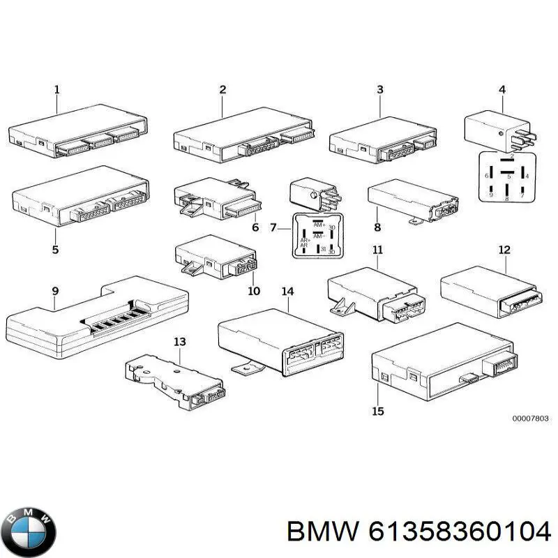 61358360104 BMW 