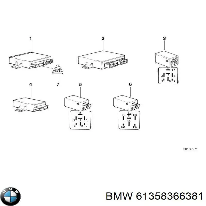 Купить 61358366381 BMW 