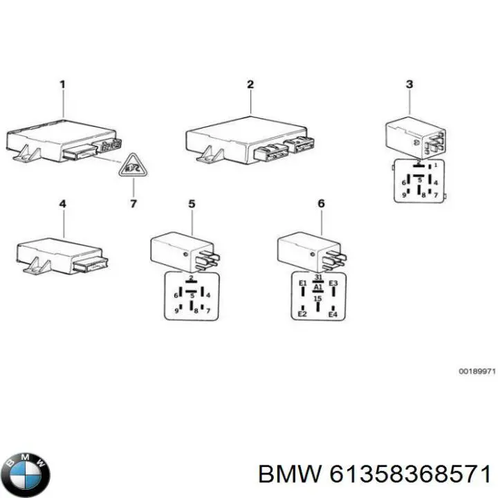  BMW 61358368571 цена, от 590.00 USD