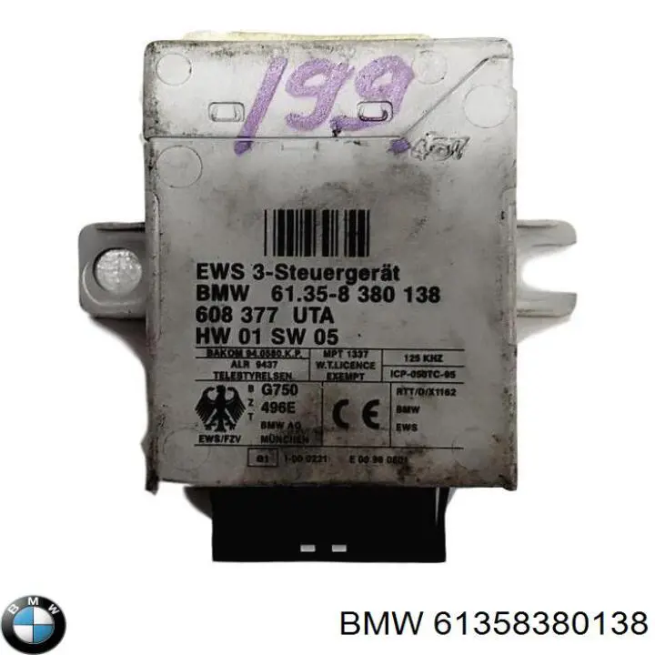 61358380138 BMW 