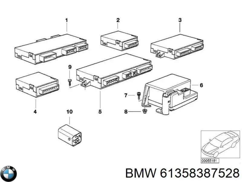 61358387528 BMW 