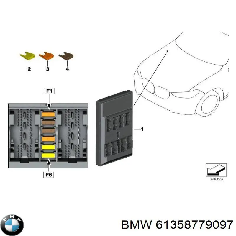 61358779097 BMW 