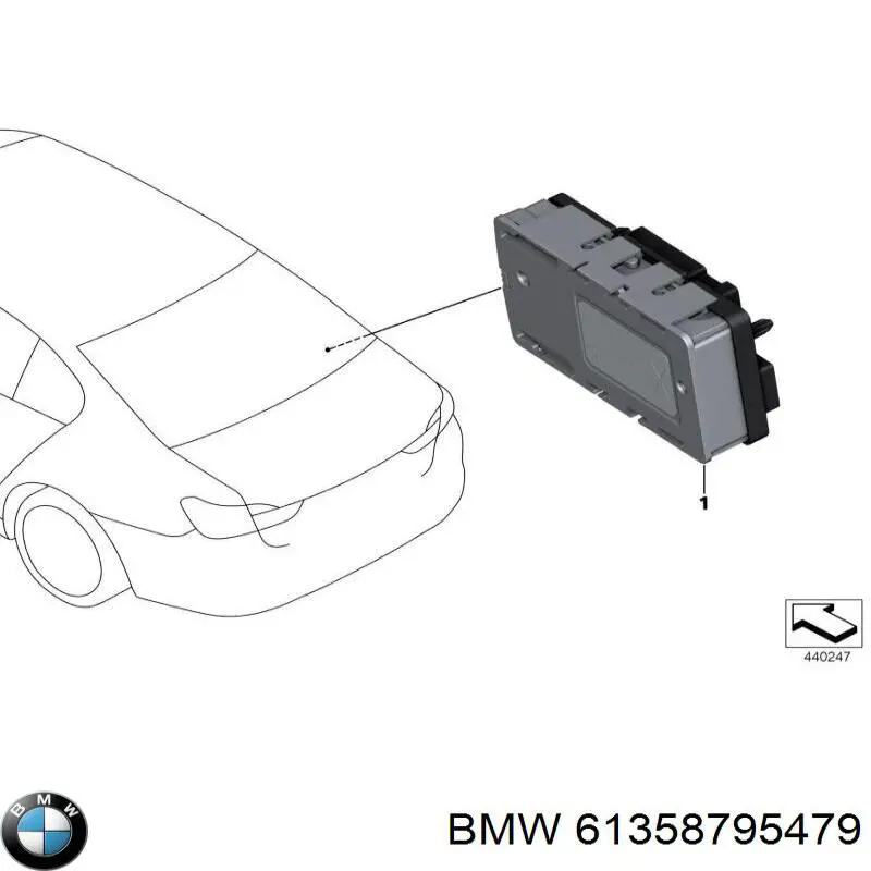  BMW 61356802461 цена, от 46.88 USD