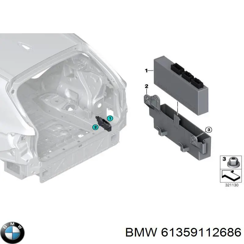  BMW 61359112686 цена, от 5.36 USD
