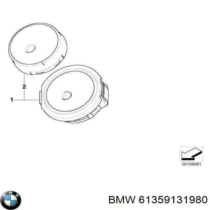 61359218701 BMW sensor de chuva