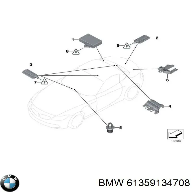 61359134708 BMW 