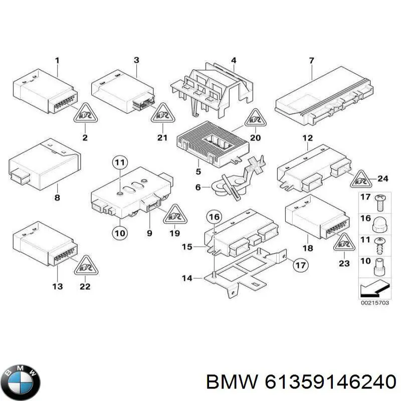 61356972501 BMW 