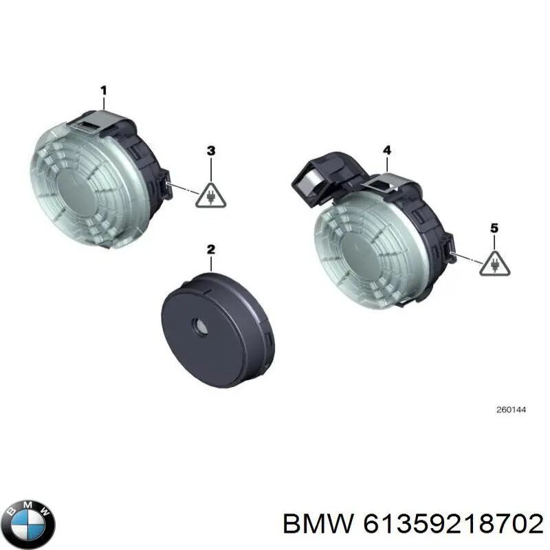 61359218702 BMW sensor de chuva
