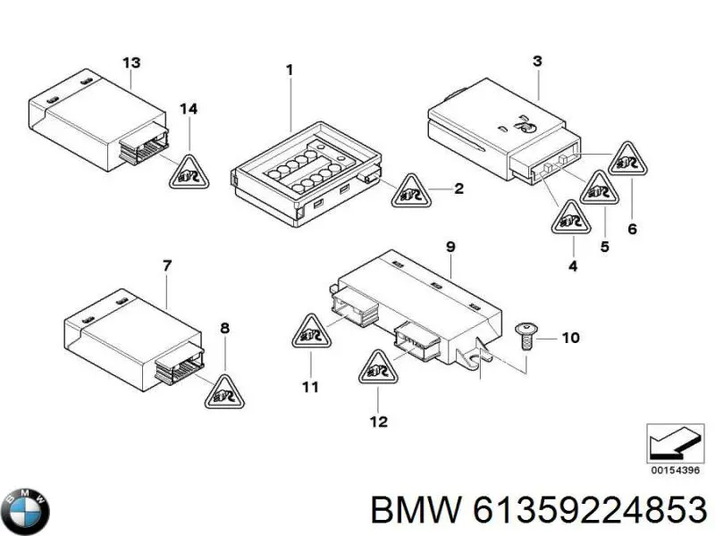 Датчик дождя 9124112 BMW