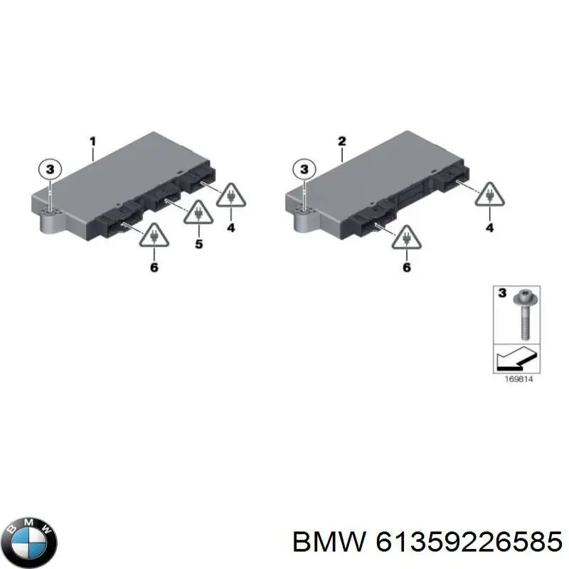 61359268749 BMW unidade de conforto