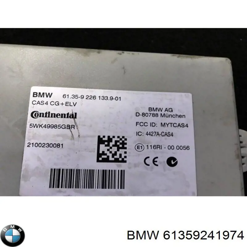 61359241974 BMW 