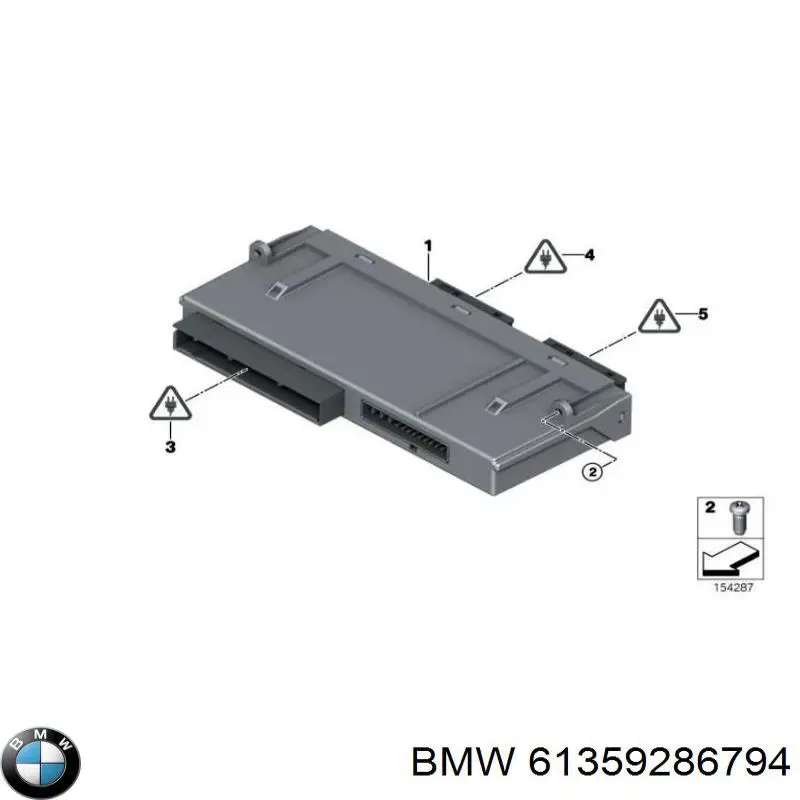 Блок управления центральным замком BMW 61359247463 цена, от 86.63 USD
