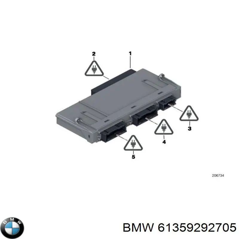 Блок управления центральным замком 61359247463 BMW