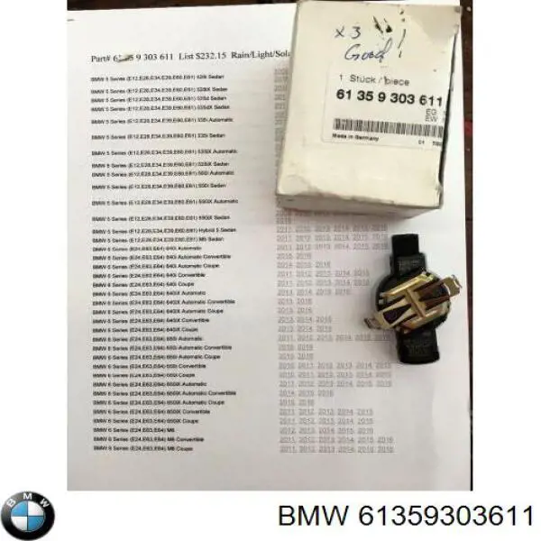 Датчик дощу 61359303611 BMW