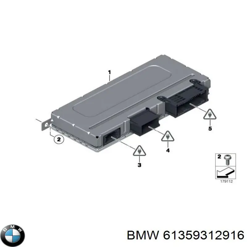 61359312916 BMW Блок управления систем комфорта