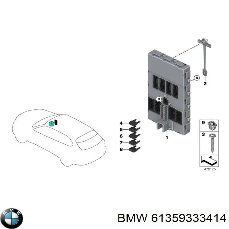 61359333414 BMW 