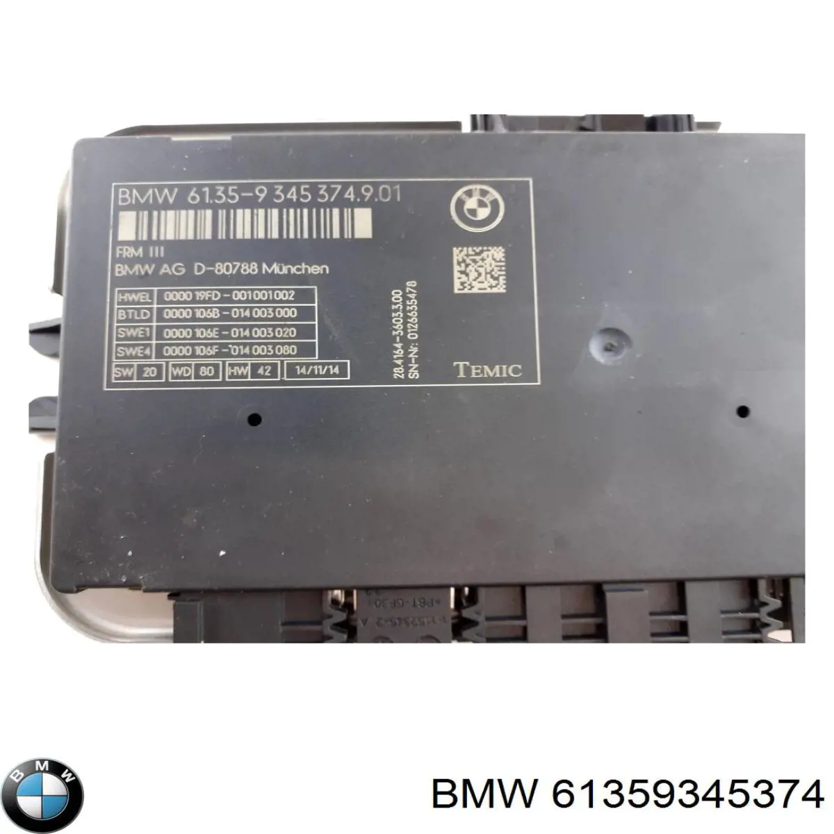 61359345374 BMW 