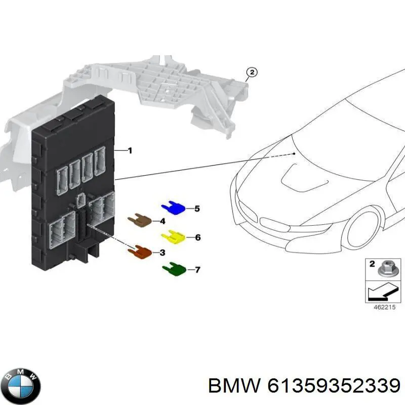 Купить 61358736680 BMW 