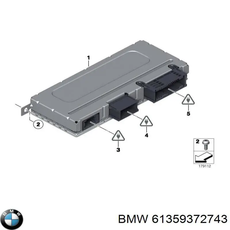 Модуль управления (ЭБУ) бортовой сетью 61359372743 BMW