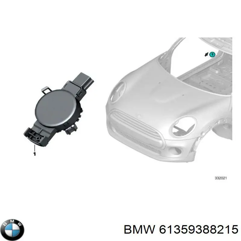 Датчик дождя BMW 61359388215 цена, от 129.65 USD