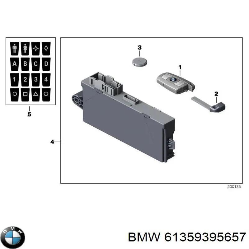 Блок комфорта 9395657 BMW