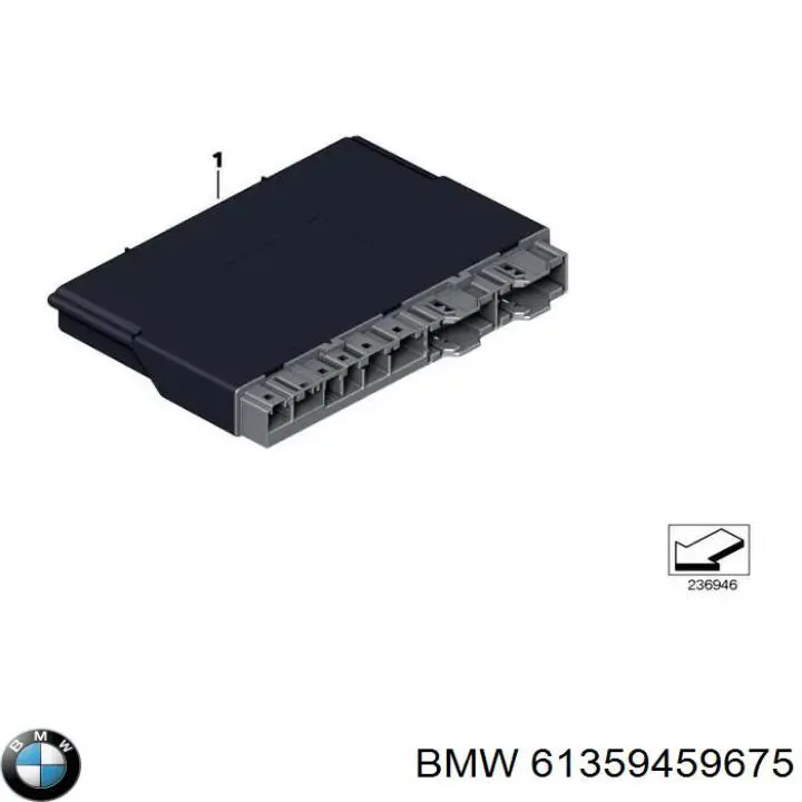 Модуль управления (ЭБУ) переднего сидения BMW 61359459675 цена, от 58.61 USD