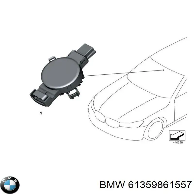 Датчик дождя 61359861557 BMW