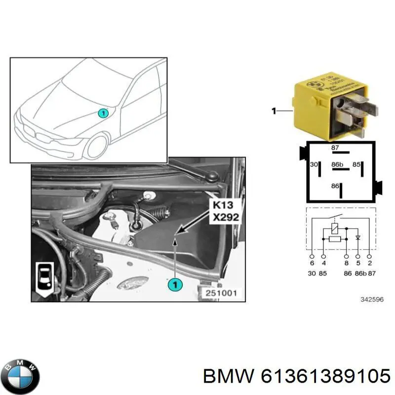 61361389105 BMW 