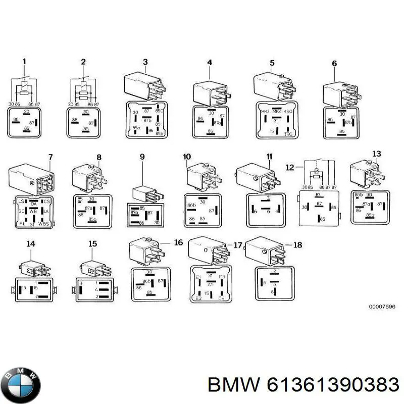  BMW 61361390383 цена, от 10.17 USD