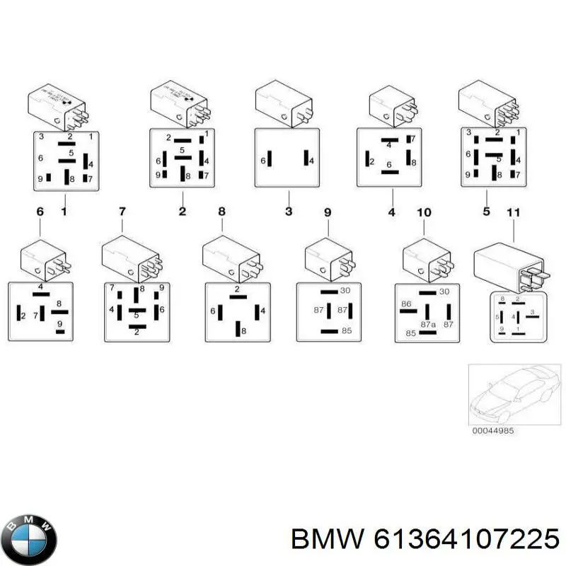 Реле многофункциональное 75614612 HB Autoelektrik